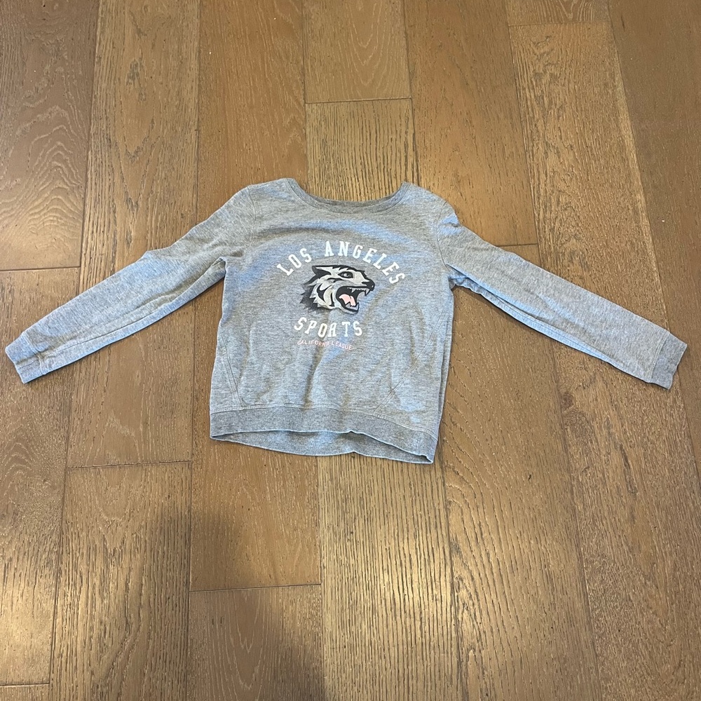 H&M Grey Girls Long Sleeve Shirt